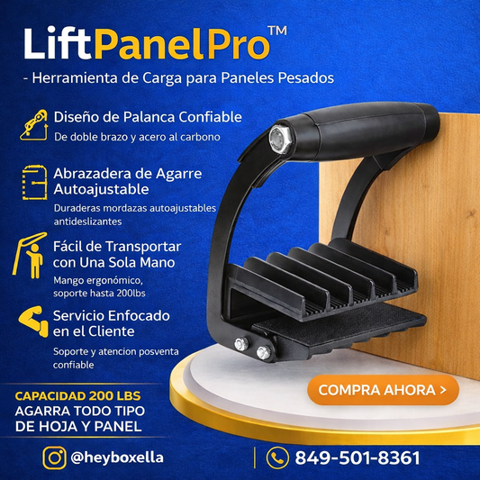 LiftPanel Pro™ – Herramienta de Carga para Paneles Pesados