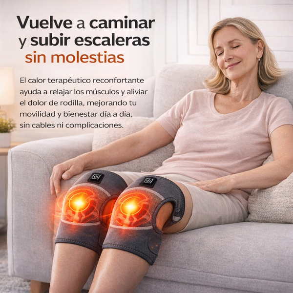 CalorKnee Rodillera Terapéutica Portátil Calefacción