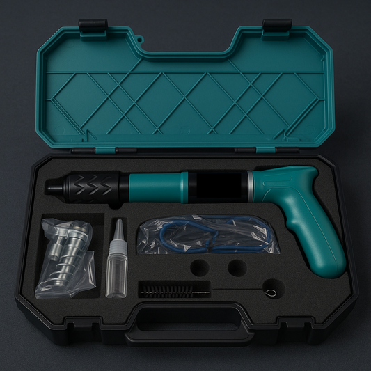 Kit Pistola de Impacto Profesional + 20 Clavos Fulminantes